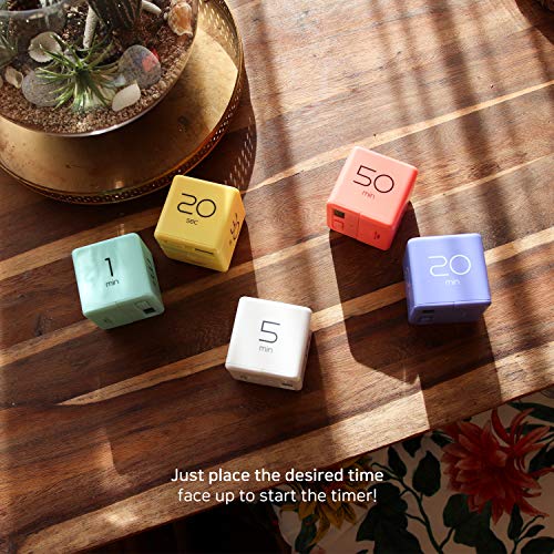 mooas Cube Timer, Flip, Block, Productivity, Time Management (Mint) - color: Mint