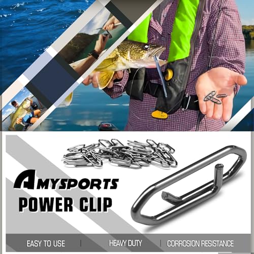High Strength Fishing Snap Saltwater Stainless Connector Snaps Swivels Tackle Steel Power Fishing Clip Lure Quick Change Black Nickel