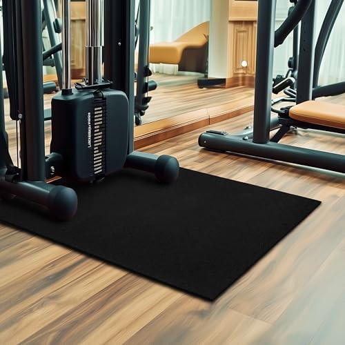 Mohawk Home Heavy Duty Rubber Stall Mat - Gym Floor- Under Dog Crate - All Purpose Utility 3' x 4' - 1/2" Thick - Solid Texture - size: 3' x 4' (Rectangular)