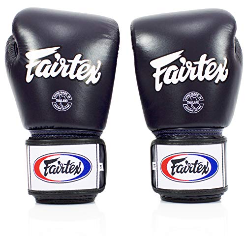 Fairtex BGV1BR Breathable Boxing Gloves, Lightweight Shock Absorbent Gear - color: Blue, size: 12 oz