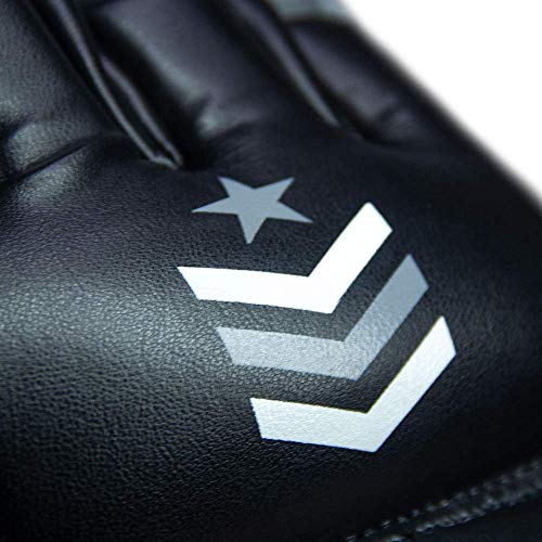 Revgear Premier MMA Grappling Gloves, MMA, Kickboxing, Martial Arts, Boxing - color: Gray/Black, size: Medium