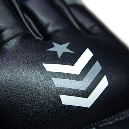 Revgear Premier MMA Grappling Gloves, MMA, Kickboxing, Martial Arts, Boxing - color: Gray/Black, size: Large