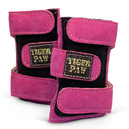 Tiger Paw Gymnastics Wrist Supports, Sold in Pairs - color: Fuchsia, size: Large (150 to 210 pounds)