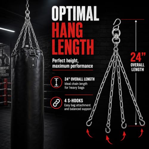 Amber Fight Gear Heavy Bag Chain Set