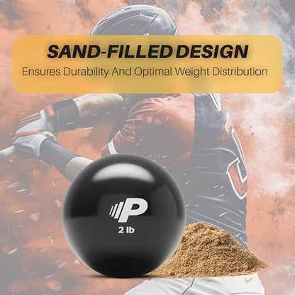 Premier Pitching Plyo Training Ball for Baseball and Softball | PVC shell plyo ball for warmups, arm care, command work, and throwing mechanics - size: 2lb