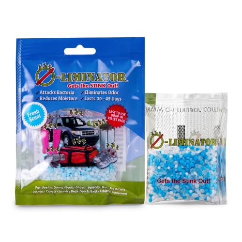 FRESH O-liminator - Patented Odor & Moisture Absorber for Shoes, Gym Bags, Home