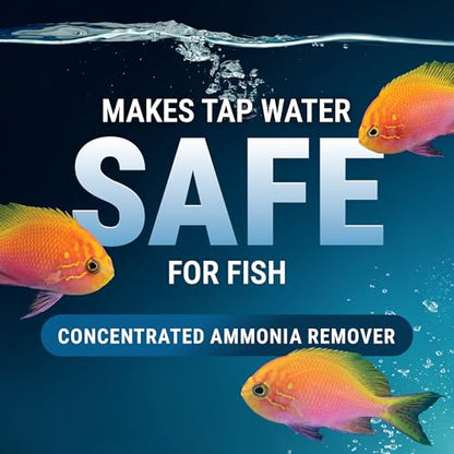 Fritz Aquatics ACCR Water Conditioner Instantly Removes Toxic Ammonia/Chlorine & Chloramines for Fresh & Salt Water Aquariums (16-Ounce) - size: 16 oz