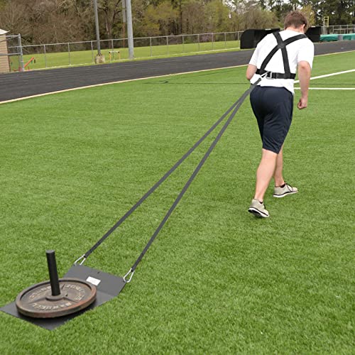 Tire Sled Harness Pull Harness Fitness Resistance Training Adjustable Padded Shoulder Strap Padded Strap Shoulder Training Band Resistance Band Strength Speed