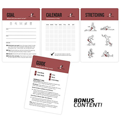 Kettlebell Workout Cards, Instructional Fitness Deck for Women & Men, Beginner Fitness Guide to Training Exercises at Home or Gym - style: Kettlebell