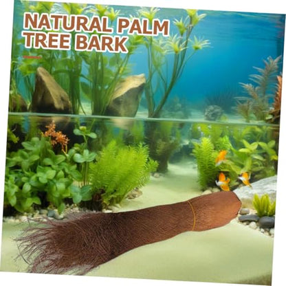 Hemobllo 5 Sheets Natural Palm Tree Bark Wide Garden Background Bark Decor for Plant Climbing Fish Fry Hatching Aquarium Crafts for Garden Landscaping