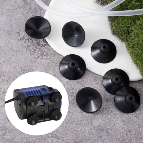 OIIKI 12PCS Fish Tank Suction Cup Clips, Black Aquarium Suction Cup Camp Clips for Fish Tank Attachments for Tank Pump, Overhead Line Tube, Fish Tank Aeration Setup - color: Black,12pcs