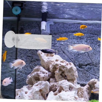 BESPORTBLE 2pcs Glass Shrimp Feeder Dishes for Aquariums Easy to Install Crystal Feeding Bowls for Shrimp and Fish Food Convenient and Practical Aquarium Accessories