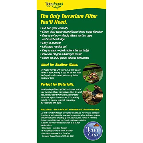 TetraFauna ReptoFilter for Frogs, Newts & Turtles