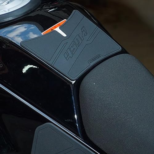 Motorcycle Tank Pad,Motorcycle Fuel Tank Protector,Gas Tank Decals Compatible with CFMOTO 450MT CF Moto MT450 450 MT(Black Tank pad) - color: Black Tank Pad