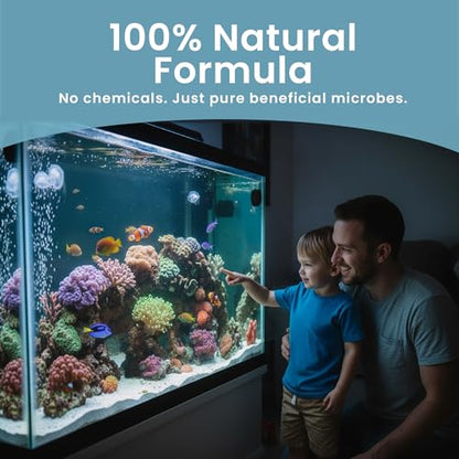 MICROBE-LIFT Special Blend Aquarium Water Care Treatment, Cleaner & Clarifier for Fresh and Saltwater Fish Tanks, Reduces Maintenance & Helps with Aquarium Algae Control and Odor, 4 Ounces (SBH04)