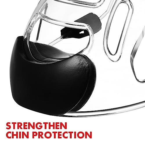 Toddmomy 2 Pack Taekwondo Face Guard Detachable Full Face Protective Headgear Lightweight Karate Sparring Gear for Kickboxing Training Martial Arts Shield for Youth and Adults