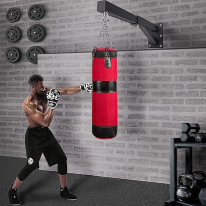 SELEWARE Wall Mount Heavy Bag Hanger Heavy Duty Punching Bag Hanger - color: 17-25" with Length Adjustable