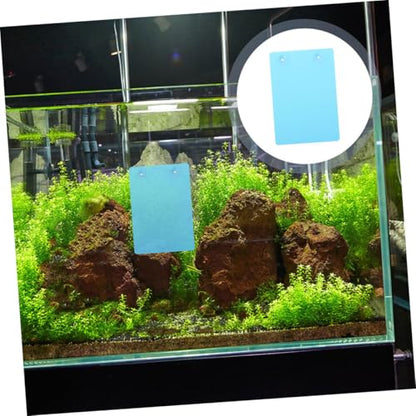 BESPORTBLE Blue Fish Breeding Cone Suction Cups – Aquarium Spawning Plate for Fish Tank Isolation and Hatching Removable Breeding Net