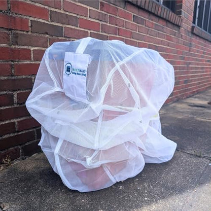 The Mesh Bag Designed for Beekeepers to Move Bees Safely and Securely with High Strength Mesh, YKK Zipper and Safety Lock Stiching - Single Box - size: Buzz Bag Single