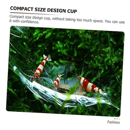POPETPOP Fish Tank Feeding Bowl Leaf Shape Shrimp Dish Aquarium Feeding Tray Cup for Shop Use Convenient Shrimp Food Feeder