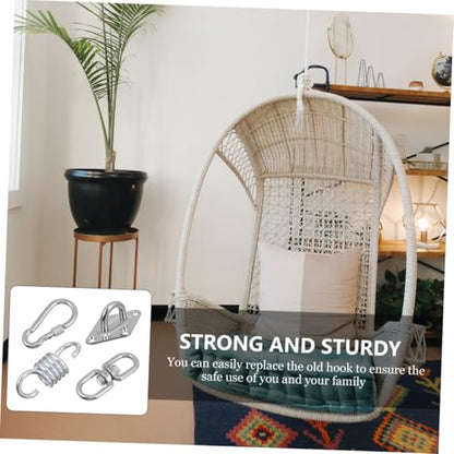 Swing Hanger for Hammock Chair Set, Heavy Duty 500lb Stainless Steel