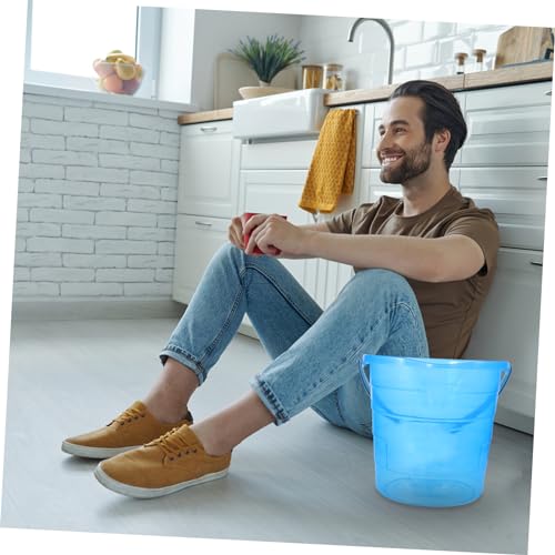 VALICLUD Plastic Water Storage Bucket Bucket Handle for Cleaning Mopping Dormitory Use Food Grade Portable