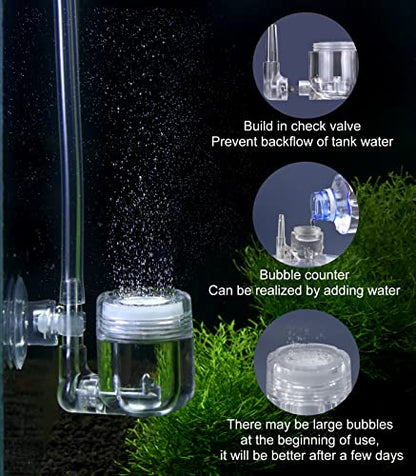 DIY CO2 kit for Aquarium with CO2 Diffuser & Needle Valve, G211 - color: G211+ CO2 Diffuser