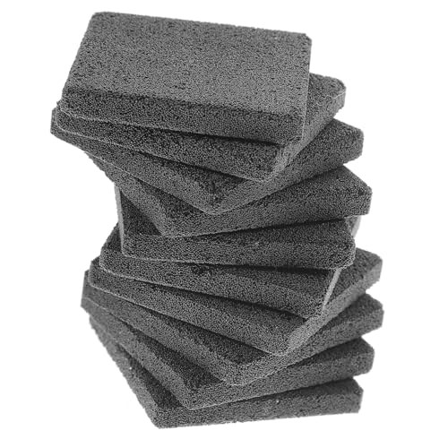 BESPORTBLE 10pcs Tiles Bases Aquarium Reef Bases Ceramic Safe Material for Breeding