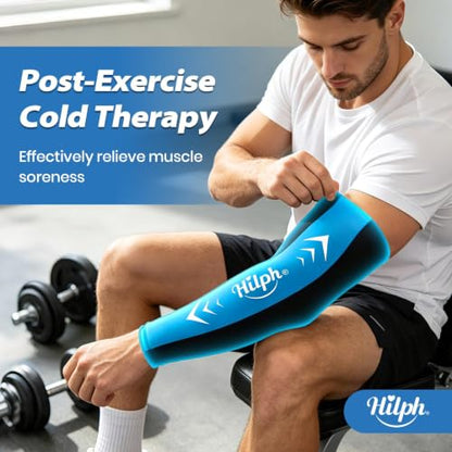 Hilph Full Arm Elbow Ice Pack Sleeve for Pitchers, Extended-Length Design - size: Large