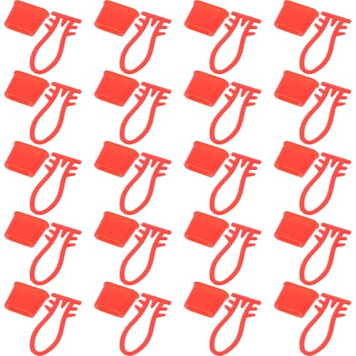 VICASKY Mesh Produce Bag Clasps 200Pcs Plastic Hooks for Reusable Grocery Storage Nets and Food Package Closers, Multipurpose Mesh Bag Hooks for Vegetables, Eggs, and Onion Storage