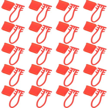 VICASKY Mesh Produce Bag Clasps 200Pcs Plastic Hooks for Reusable Grocery Storage Nets and Food Package Closers, Multipurpose Mesh Bag Hooks for Vegetables, Eggs, and Onion Storage