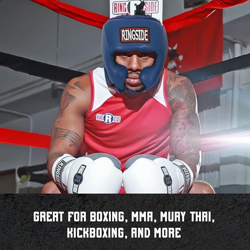Ringside Competition-Like Boxing Headgear with Cheeks - color: Black, size: Small