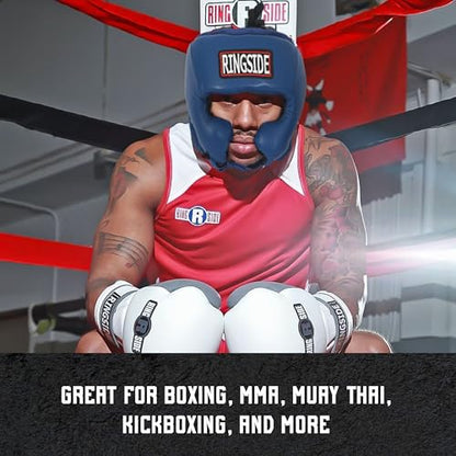 Ringside Competition-Like Boxing Headgear with Cheeks - color: USA Flag, size: Small