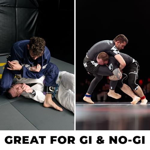 Gold BJJ Jiu Jitsu Spats - Base Layer for Gi and No-Gi Grappling - Martial Arts Pants - color: Black (3/4 Length), size: Small