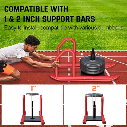 Heavy Duty Push Pull Weight Sled with Harness for Speed Training