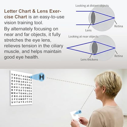 Red Green Vision Training Glasses with Red & Green Cards – Binocular Vision Training Set for Eye Coordination, Visual Balance & Focus Practice