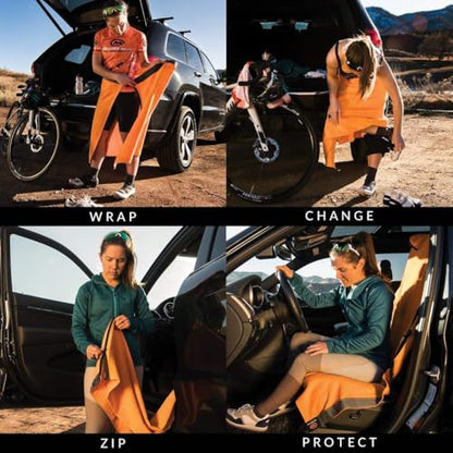 Orange Mud Transition & Seat Wrap V2.0 Orange Car Seat Cover Towel - color: Orange