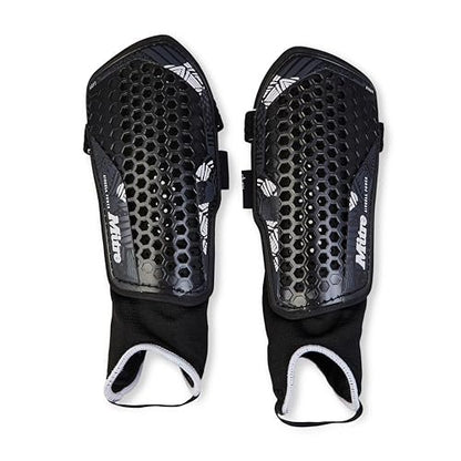 Mitre Unisex Soccer Shin Guards - color: Aircell Power Black/White, size: X-Large