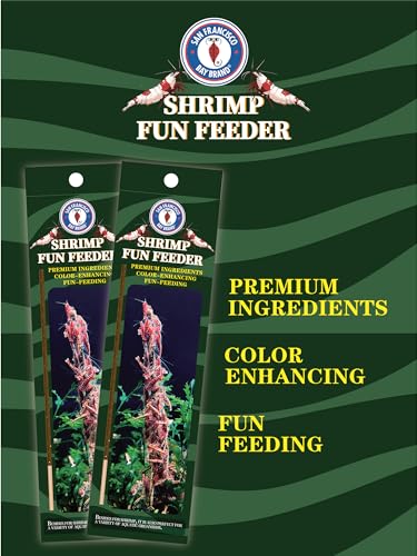San Francisco Bay Brand Shrimp Food, Aquarium Shrimps Feeding Stick Candy Sticks Lollies Aquatic Nutrition Color Enhancing