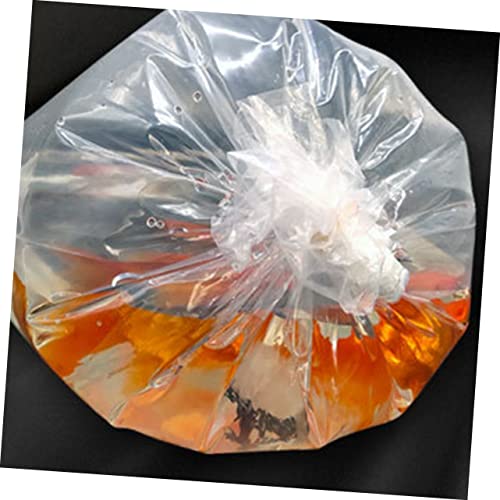 50PCS Leak-proof Plastic Fish Transport Bags for Live Fish Shipping Oxygenated Aquarium Packing Bags Sturdy and Secure for Outdoor Use