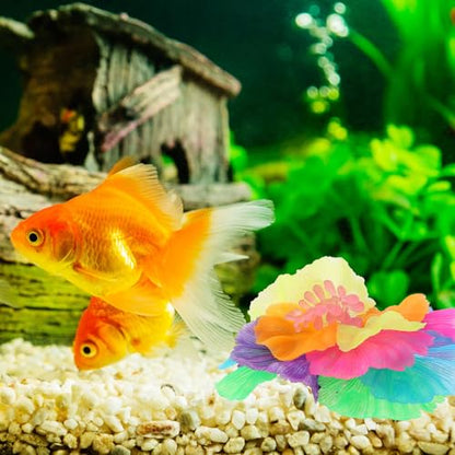 SUPVOX Lifelike Silicone Aquatic Plant Ornament Purple Simulation Water Plant for Fish Tank Decoration for Home and Office Aquarium