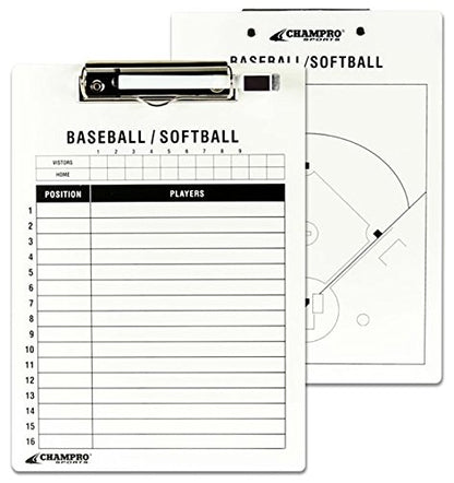 Champro Baseball/Softball Board (White, 12 x 9-Inch)