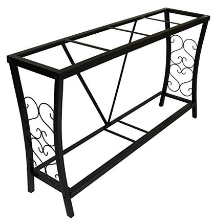 Aquatic Fundamentals Metal Aquarium Stand (55 Gallon, Black) - color: Black, size: 55 Gallon