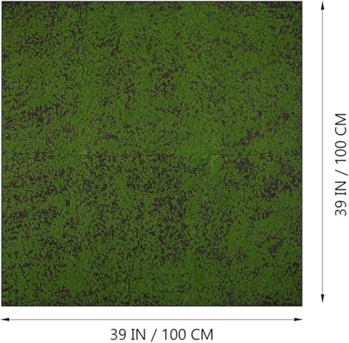 Simulation Artificial Moss Mat 39x39in, Fake Moss Wall DIY Artificial Moss Mat Carpet for Balcony Terrace Decoration Window Display Decoration