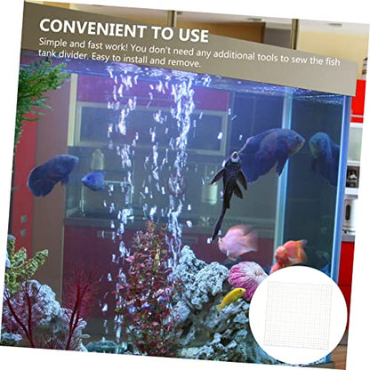 6pcs Aquarium Divider Kit Mesh Breeding Isolation Board for Fish Tank Easy Installation for Separating Fish and Enhancing Survival Rates