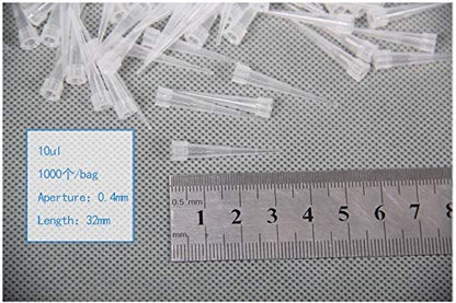 10ul Pipette Tips - Universal Pipette Tips - Clear White,1000 Pcs/Bag - size: 10ul - 1000 Pcs/Bag