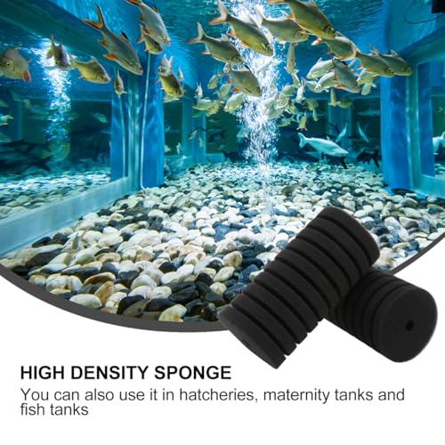 ULTECHNOVO Sponge Filters Replacement, 4pcs Replacement Sponges for Aquarium Fish Tank Foam Filter