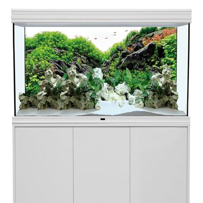 AWERT 36x24 inches Stone Aquarium Background Aquatic Plant River Bed & Lake Fish Tank Background Seaweed Aquarium Background Vinyl Background