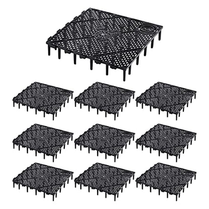 10 Pcs Aquarium Filter Bottom Tray Grid Aquarium Fish Tank Divider Premium Aquarium Filter Plate for Tank Bottom - Efficient Sand Gravel Board