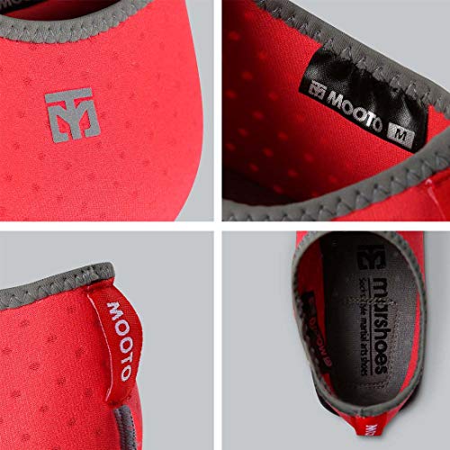 MOOTO Korea Taekwondo MarShoes TKD MMA Martial Arts Gym Academy School Socks Type Mar Shoes Red and Navy (Red, 3. S(220~235 mm or 8.66~9.25 inch))